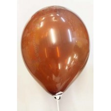 12'' Local Round Atex Crystal Brown Balloon